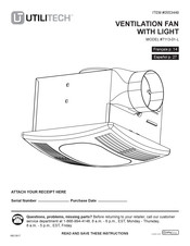 Utilitech 7113-01-L Manual De Instrucciones