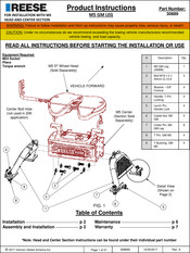 Reese 30889 Manual Del Usuario