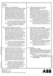 Abb CM Serie Instrucciones De Servicio Y De Montaje