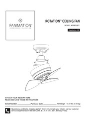 Fanimation ROTATION FP8018 Serie Manual De Usuario