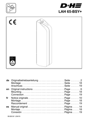 D+H LAH 65-BSY+ Manual Original