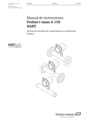 Endress+Hauser Proline t-mass A 150 HART Manual De Instrucciones
