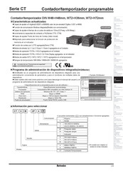 Autonics CT Serie Manual Del Usuario