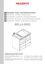 Palazzetti BELLA IDRO Descripción - Limpieza - Características Técnicas