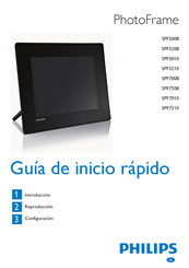 Philips PhotoFrame SPF5210 Guia De Inicio Rapido