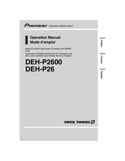Pioneer DEH-P26 Modo De Empleo