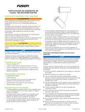 Fusion MS-RA70 Instrucciones De Instalación