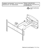 peerless-AV PLA60-UNLP-GS Manual De Instalación