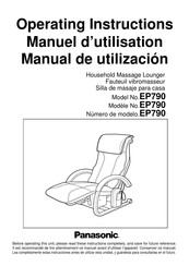 Panasonic EP790 Manual De Utilización