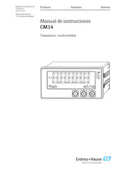 Endress+Hauser CM14 Manual De Instrucciones