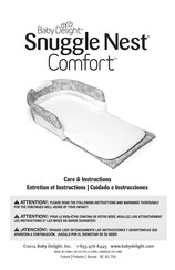 BABY DELIGHT Snuggle Nest Comfort Instrucciones De Cuidado