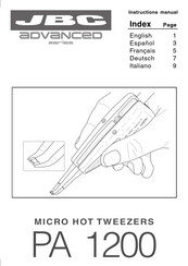 jbc PA 1200 Manual De Instrucciones