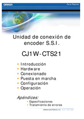 Omron CTS21 Guía Rápida