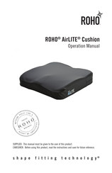 ROHO AirLITE Manual Del Operacion