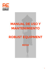 Robust RE330 Manual De Uso Y Mantenimiento