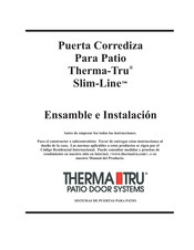 Therma-Tru Slim-Line Ensamble Manual