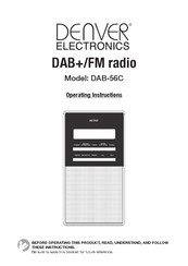 Denver DAB-56C Instrucciones De Operación