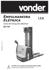 vonder EEV 150 Manual Del Usuario