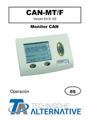 Technische Alternative CAN- MT/F Manual Del Usuario