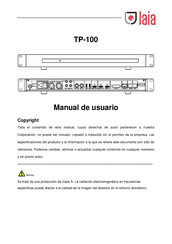 LAIA TP-100 Manual De Usuario