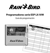 Rain Bird ESP-LXIVM Serie Guía De Programación