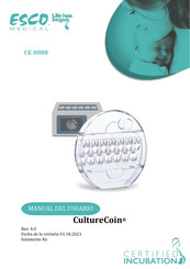 Esco Medical CultureCoin CE 0088 Manual Del Usuario