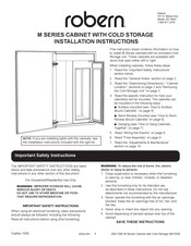Robern M Serie Instrucciones De Instalación