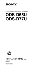 Sony ODS-D55U Operación Manual