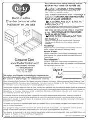 Delta Children Room in a Box Manual De Instrucciones