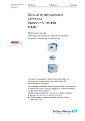 Endress+Hauser Prosonic S FMU90 ART Manual De Instrucciones Abreviado