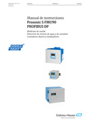 Endress+Hauser Prosonic S FMU90 PROFIBUS DP Manual De Instrucciones