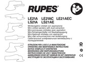 Rupes LE21AEC Instrucciones De Uso Y Manutención