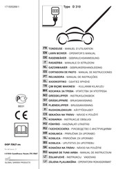 GGP ITALY D 310 Manual De Instrucciones