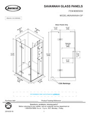 Jacuzzi SAVANNAH-GP Instrucciones De Asamblea