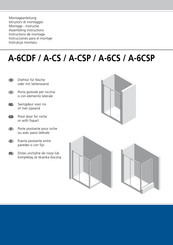 Vermon A-CSP Instrucciones Para El Montaje