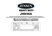 Jensen Heavy Duty JHD36A Manual De Instalación Y Operación