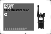 Motorola APX 6000 Serie Guía De Referencia Rápida