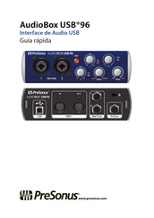 Presonus AUDIOBOX USB 96 Guía Rápida