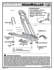 Yakima HighRoller Manual Del Usuario