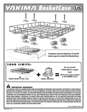 Yakima BasketCase Manual Del Usuario