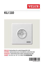 Velux KLI 110 Instrucciones