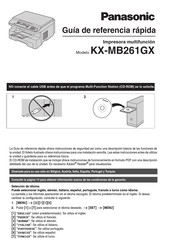 Panasonic KX-MB261GX Guía De Referencia Rápida