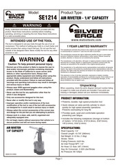 Silver Eagle SE1214 Manual De Instrucciones