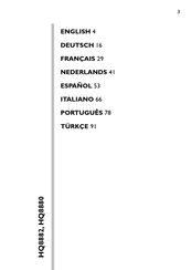 Philips HQ8880 Manual De Instrucciones