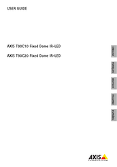 Axis T90C10 Fixed Dome IR-LED Guia Del Usuario