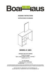 Boahaus 1601 Instrucciones De Armado