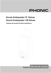 Phonic Sound Ambassador 75 Deluxe Manual Del Usuario