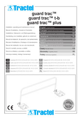 Tractel guard trac plus Manual De Instalación, De Operación Y De Mantenimiento