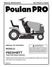 Poulan Pro PB23H48YT Manual De Operario