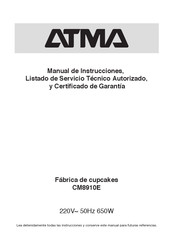 ATMA CM8910E Manual De Instrucciones